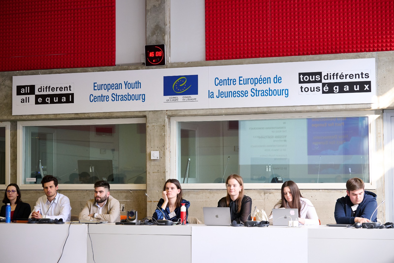 Grégoire était à Strasbourg pour un séminaire sur les conseils de jeunesse !